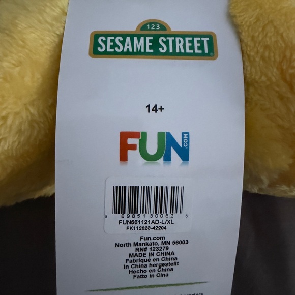 BNWT Sesame Street Big Bird Slippers - Picture 4 of 6